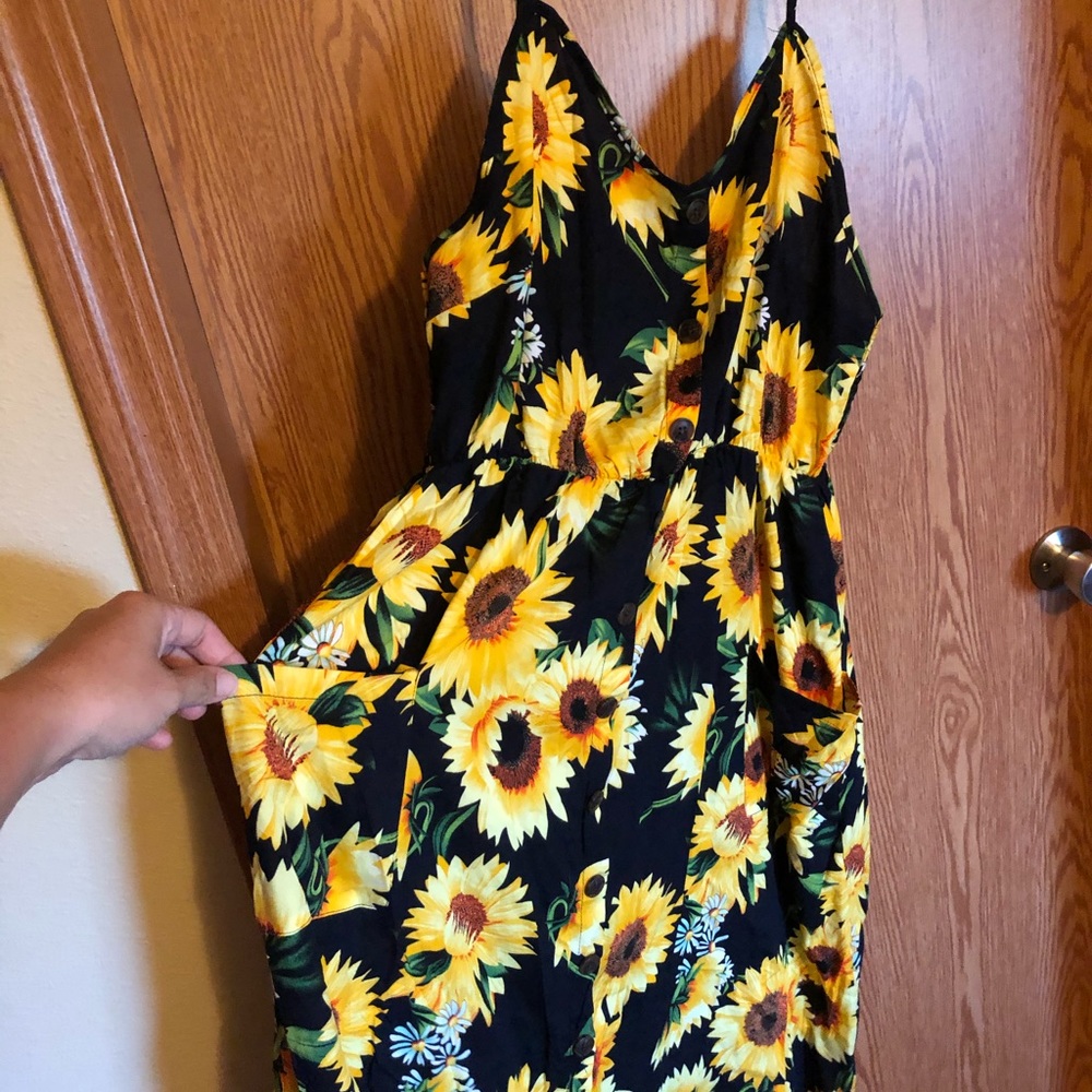 ROSEGAL cami dress Sunflower print